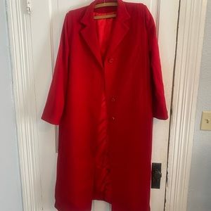 Vintage Fleuerette of California wool peacoat